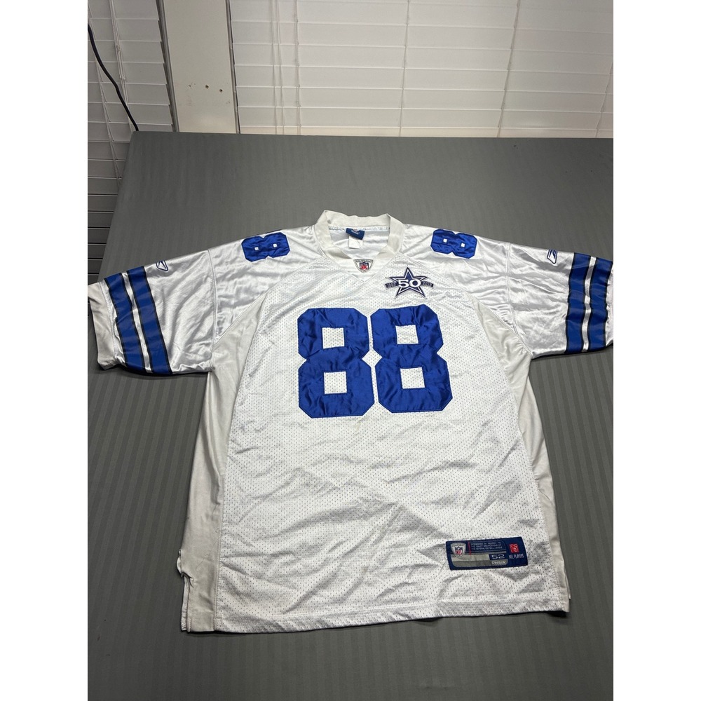 Reebok Dallas Cowboys Dez Bryant 88 50th Anniversary Jersey White Mens 52